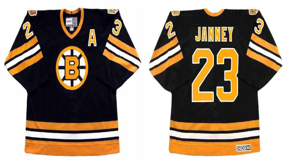 2019 Men Boston Bruins #23 Janney Black CCM NHL jerseys->boston bruins->NHL Jersey